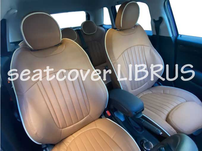 MINI(ミニ)SD F55S| CABANA|パークレーンパンチングレザー+シートヒーター|シートカバー装着
